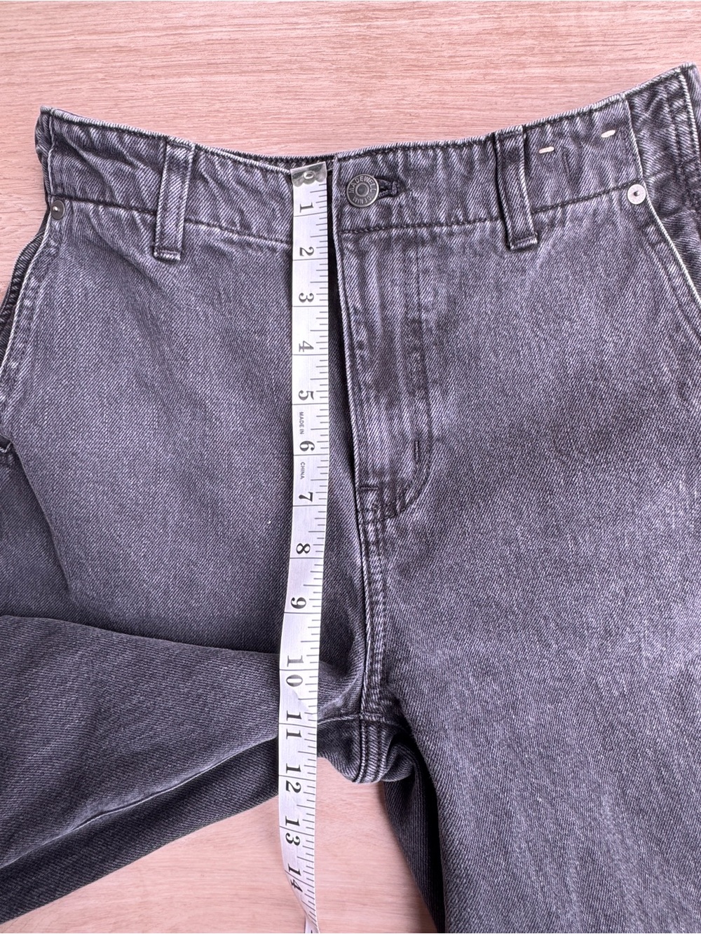 Madewell Wide Sweep Denim Trousers Bartholomew Sz 25 - Picture 11 of 14